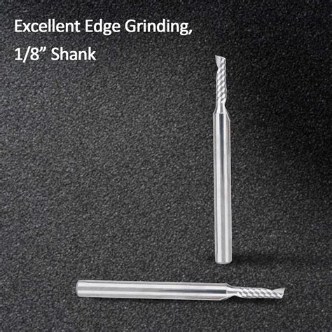 3.175 3.175 cnc|HQMaster 1/8 Shank CNC Router Bits Inch Shank 3.175mm End .